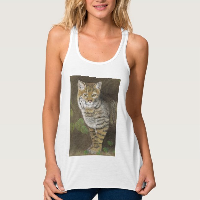 Bobcat Linne Med Racerback (Framsida)