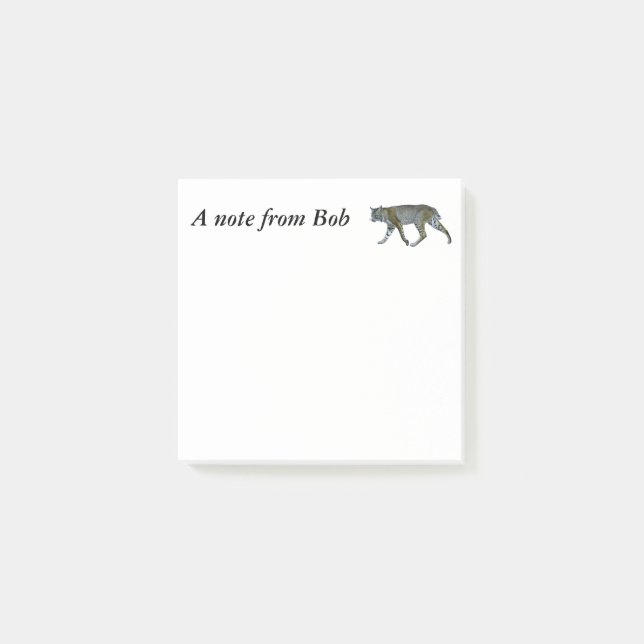 Bobcat Post-it Block (Framsida)