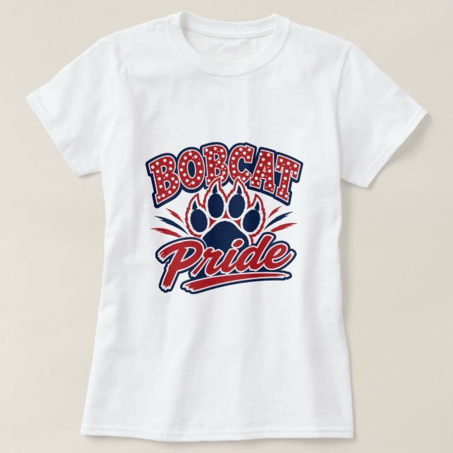 Bobcat Pride T-shirt (Design framsida)