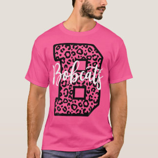 Bobcat School Spirit Leopard Sport Fläkt Game Day T Shirt