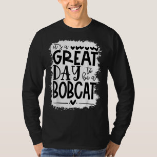 Bobcat School Sportfantast Team Spirit Mascot Blea T Shirt