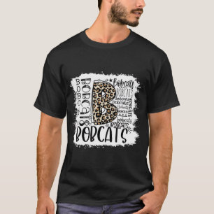 Bobcat School Sportfantast Team Spirit Mascot Gift T Shirt