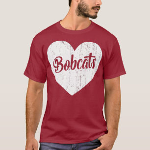 Bobcat School Sportfantast Team Spirit Mascot T Shirt