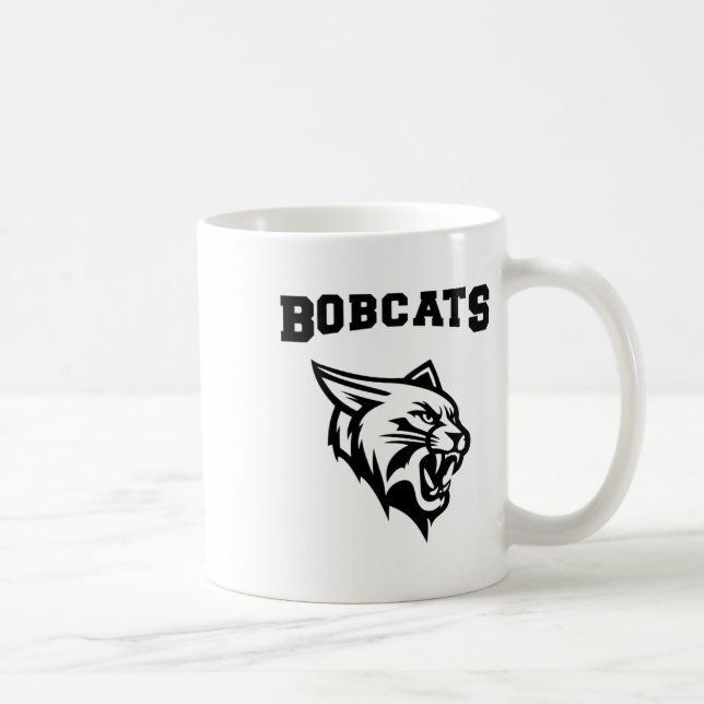 Bobcat-sport med Mascot-etikett Kaffemugg (Höger)