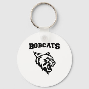 Bobcat-sport med Mascot-etikett Nyckelring