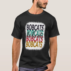 Bobcat Teacher School Sportfantast Team Spirit Ble T Shirt