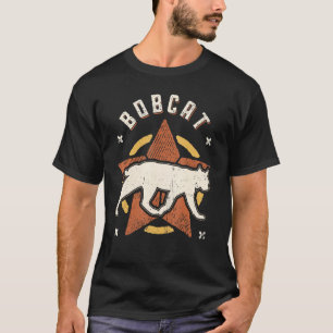 Bobcat Vintage Retro Classic Animal T Shirt