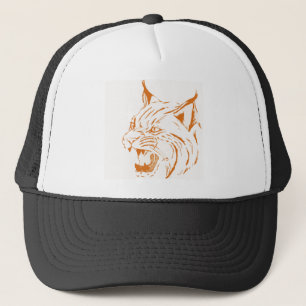 Bobcat Wildlife Kattdjur Cat Vild katt Animal Tige Keps