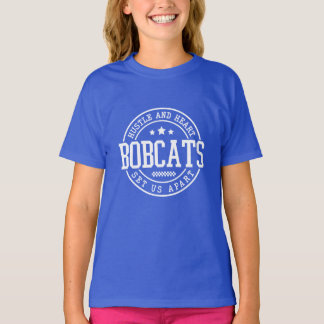 Bobcats Hustle and Heart T Shirt