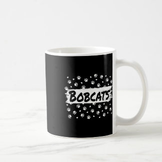 Bobcats Maskot Skolanda Män Kvinnor Leopard Foo Kaffemugg