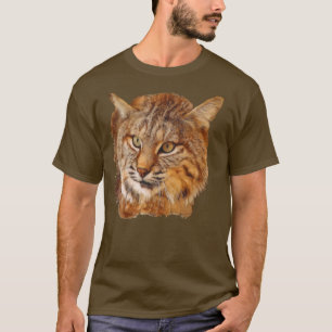 Bobcatvild kattT-tröja T Shirt