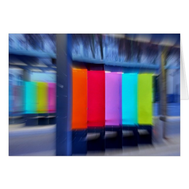 Böblingen, Busbahnhof Hälsningskort (Framsidan Horizontal)