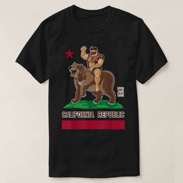 Bobo Bear - California Bears T Shirt (Design framsida)