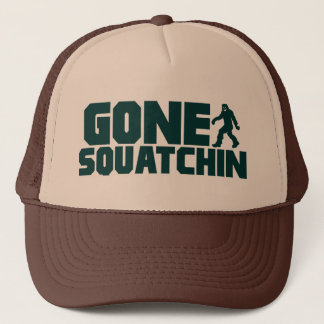 Bobo BORTA SQUATCHIN Hat Finating Bigfoot Truckerkeps