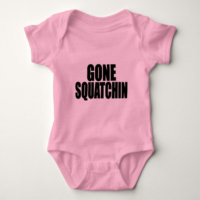 Bobo BORTA SQUATCHIN skjorta FindingBigfoot T Shirt (Framsida)