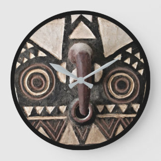 Bobo Bwa Hawk Mask ・ Rund väggklocka