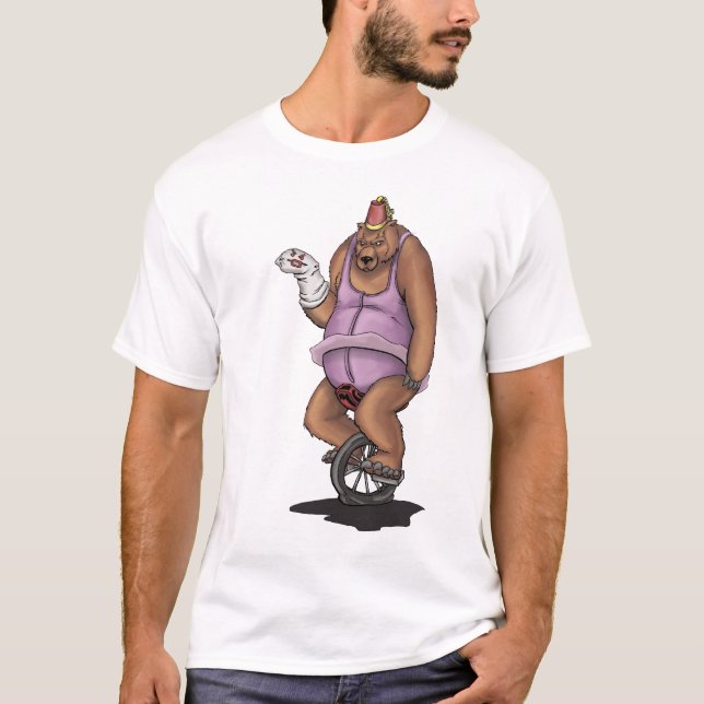 Bobo enhjulingbjörnen tee shirt (Framsida)