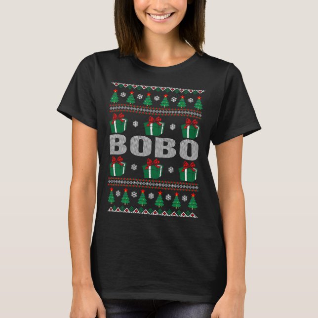 Bobo-julskjorta T Shirt (Framsida)