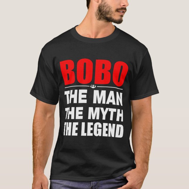 Bobo manen mythen legenden tee shirt (Framsida)