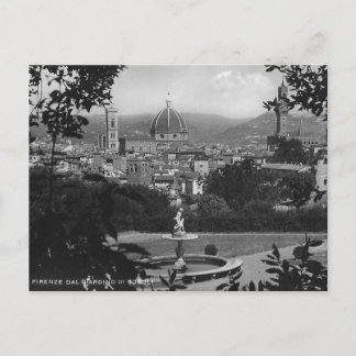Boboli Gardens Florence Italien Vykort