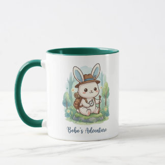 Bobo's Äventyrskanin Kaffe Mugg - Söt Kawaii