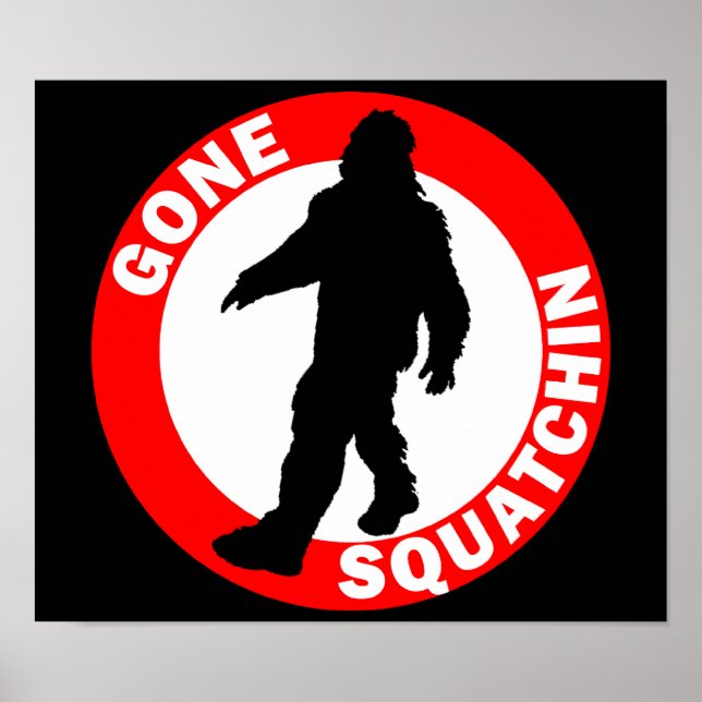 Bobos BORTA SQUATCHIN Poster (Framsidan)