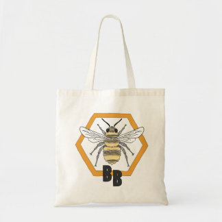 Bob's Bees Tote Bag Tygkasse