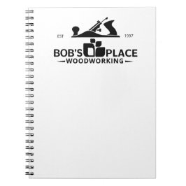 Bob's Place Woodworking Spiral Photo Notebook Anteckningsbok