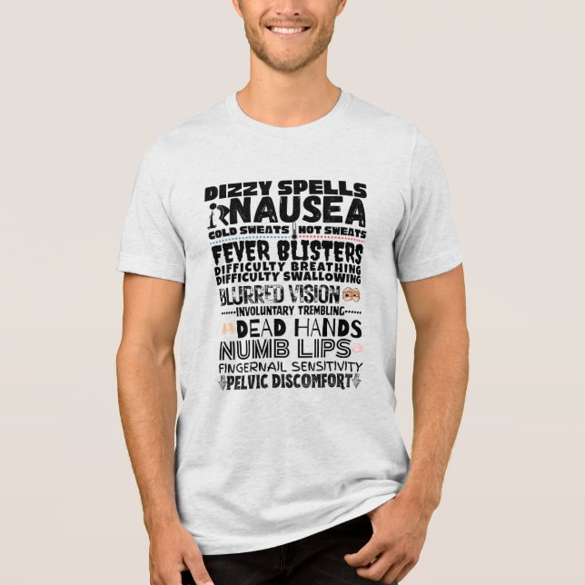 Bobs symtom t shirt (Framsida)