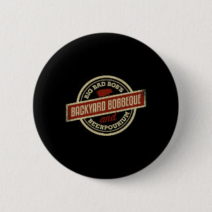 Bobs WHO Byrbecue Byckyard Bbq Logotyp for Griller Knapp