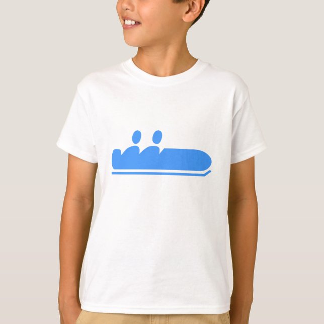 Bobsled - Baby blue T-shirt (Framsida)