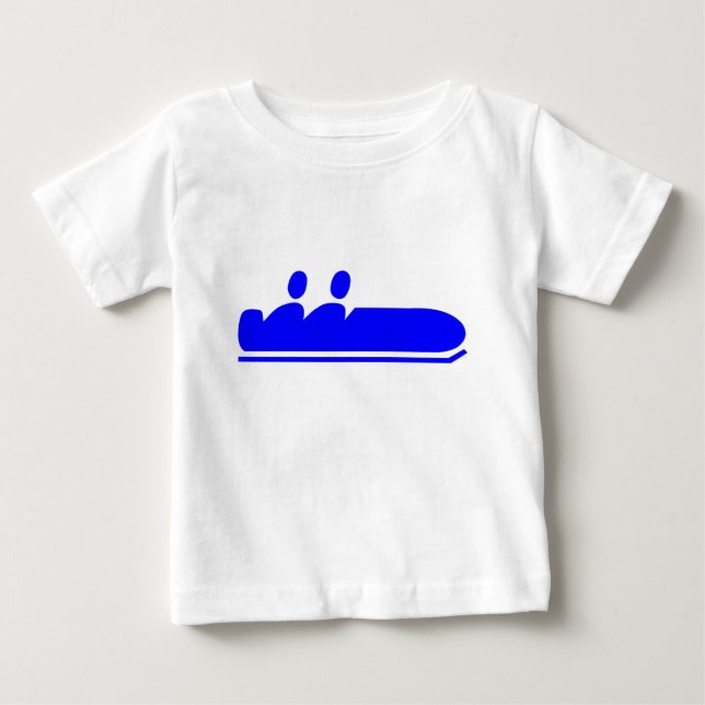 Bobsled - Blue T-shirt (Framsida)