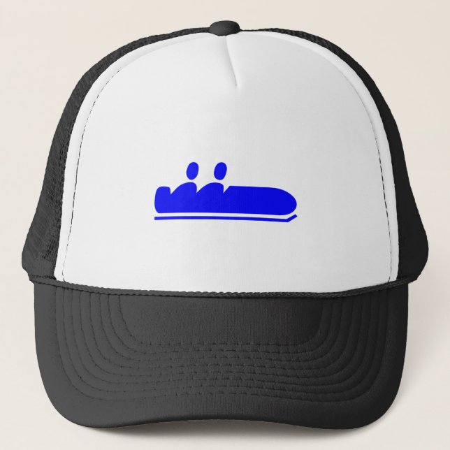 Bobsled - Blue Truckerkeps (Framsida)