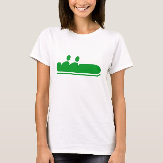 Bobsled - Grass Grönt Tee (Framsida)