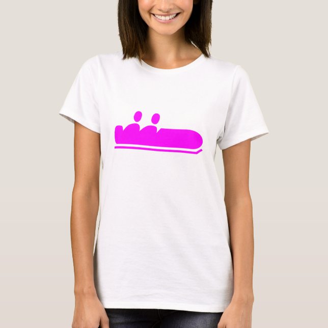 Bobsled - Magenta T-shirt (Framsida)