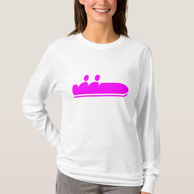 Bobsled - Magenta T-shirt (Framsida)