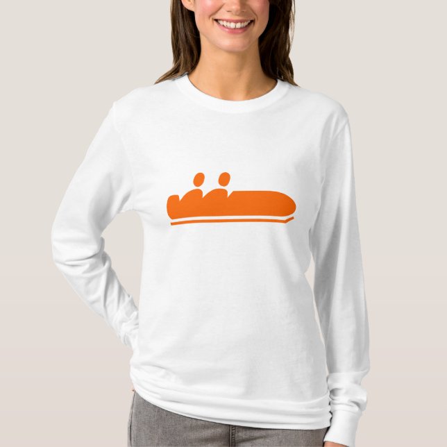 Bobsled - Orange T-shirt (Framsida)