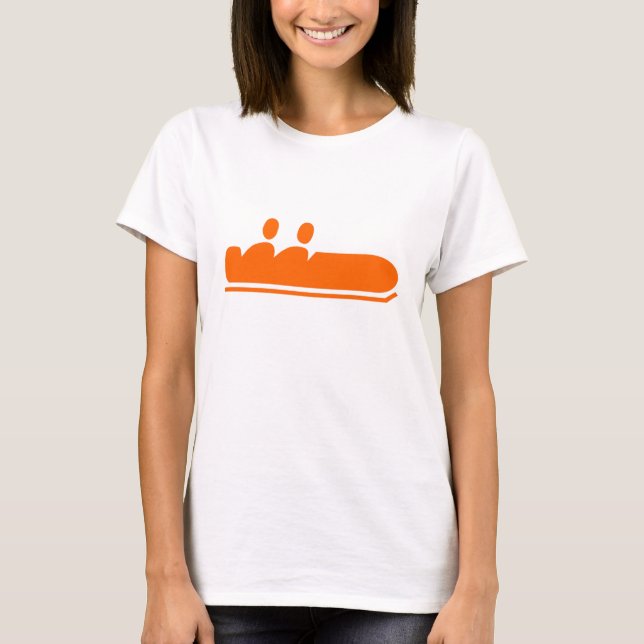 Bobsled - Orange T-shirt (Framsida)