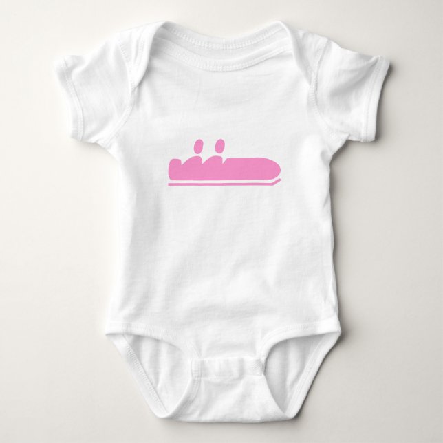 Bobsled - Rosa Tee Shirt (Framsida)