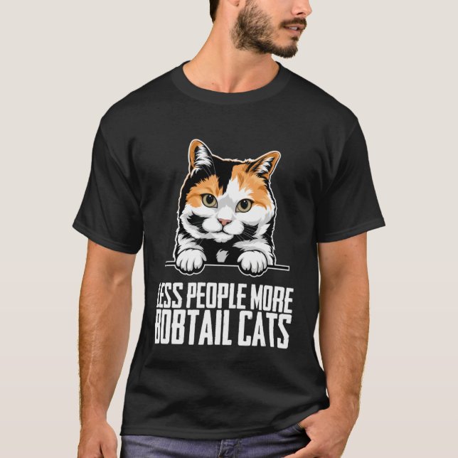 Bobtail  Bobtail cats  Bobtail mom  3 T Shirt (Framsida)