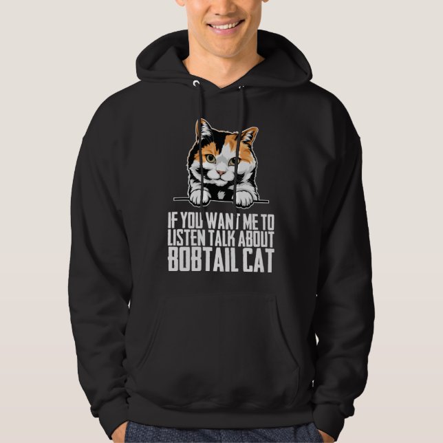 Bobtail  Bobtail cats  Bobtail mom Hoodie (Framsida)