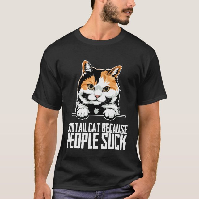 Bobtail  Bobtail katt  Bobtail mamma  6 T Shirt (Framsida)