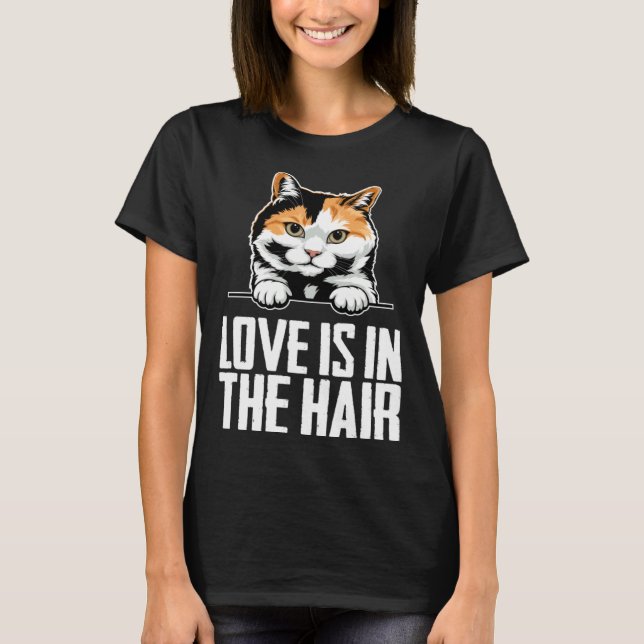 Bobtail Bobtail katt Bobtail mamma T Shirt (Framsida)