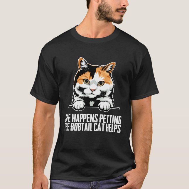 Bobtail  Bobtail-katt  Bobtail-ungkatt  1 T Shirt (Framsida)