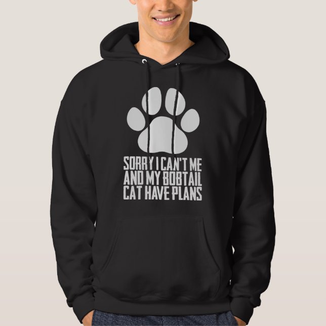 Bobtail cat  Bobtail  Bobtail kittens Hoodie (Framsida)