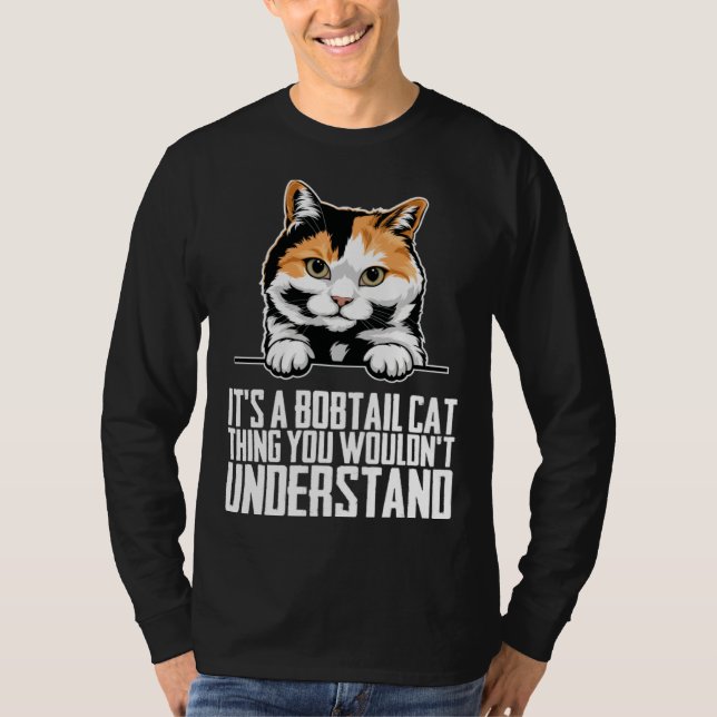 Bobtail cat  Bobtail mom  Bobtail dad  1 T Shirt (Framsida)