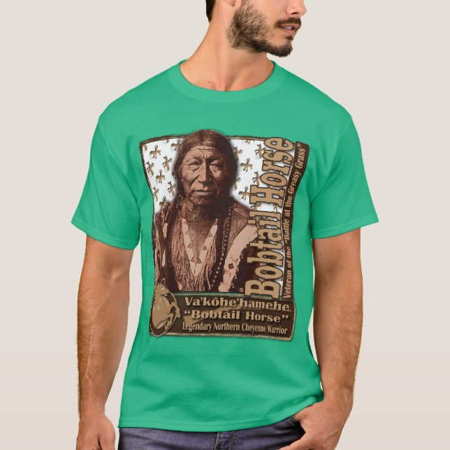 Bobtail häst nordliga Cheyenne T-shirt (Framsida)