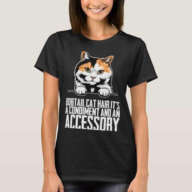 Bobtail katt  Bobtail  Bobtail kattungar T Shirt (Framsida)