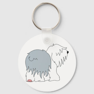 Bobtail Sheepdog Nyckelring