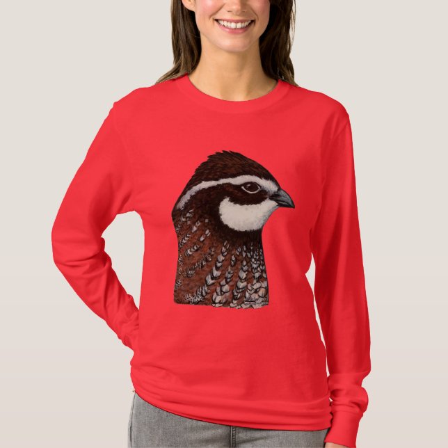 Bobwhite Quail Head Tee (Framsida)